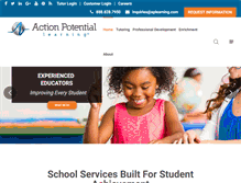 Tablet Screenshot of aplearning.com